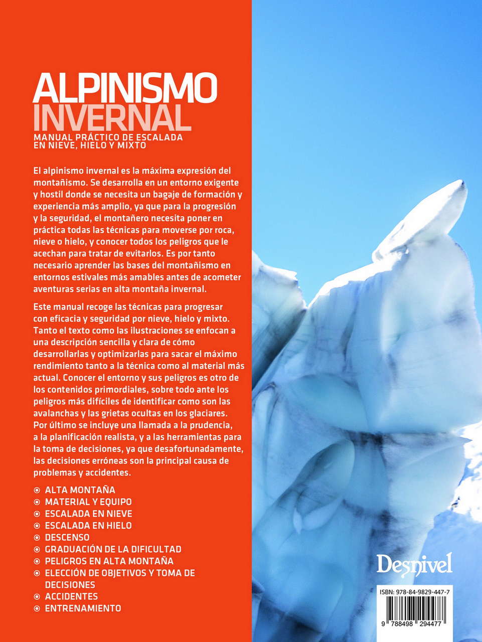 hielo y mixto por Ediciones Desnivel