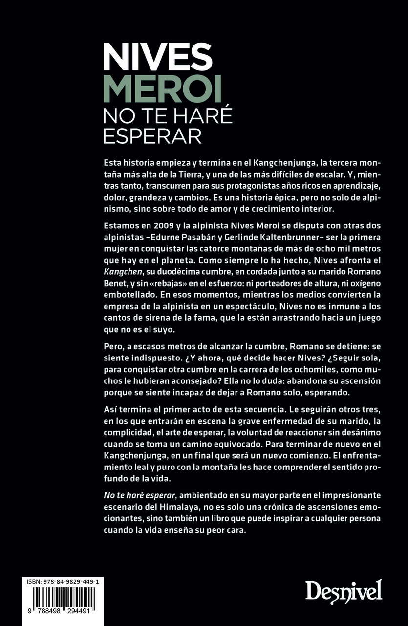 Nives Meroi. No te haré esperar - Imagen 2